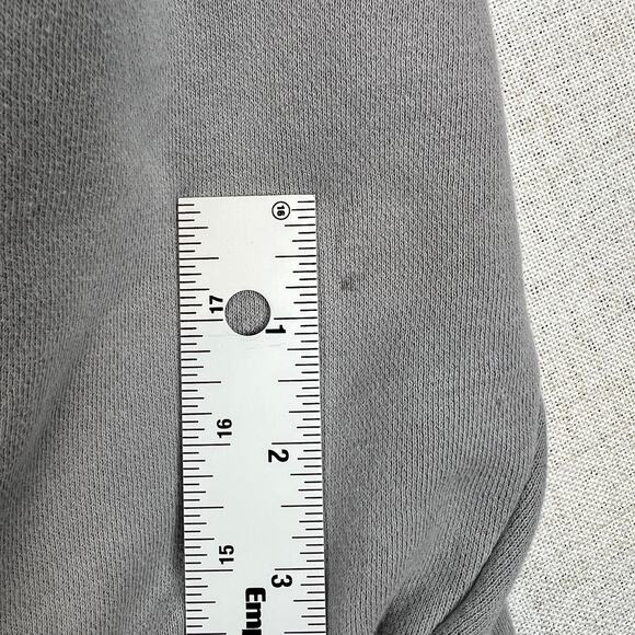 Abercrombie & Fitch Embroidered Brand Hoodie Sweatshirt Men's L Gray A&F - Picture 7 of 10